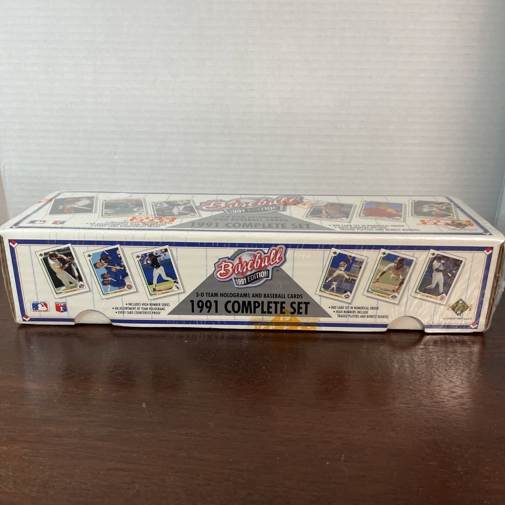 Upper Deck Baseball 1991 Edition Complete Box 3D Team Holograms & Baseball Cards - Picture 2 of 6
